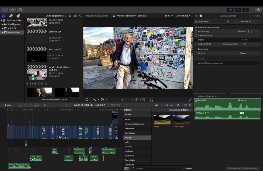 Trips with Haasch - Video Editing - Making of Screenshot
